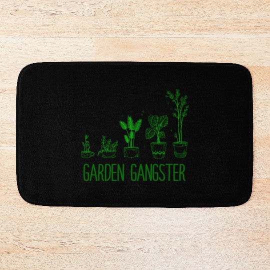 Garden Gangster Flower Enthusiast Bath Mats
