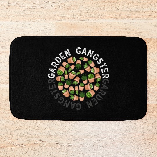 Garden Gangster Flower Enthusiast Bath Mats