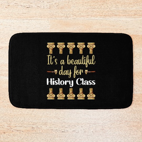 I Teach History Teacher Bath Mats