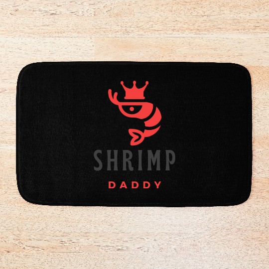 shrimp daddy Bath Mats