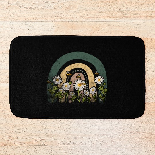 Marguerites Daisy Summer Daisies Flower Garden Bath Mats
