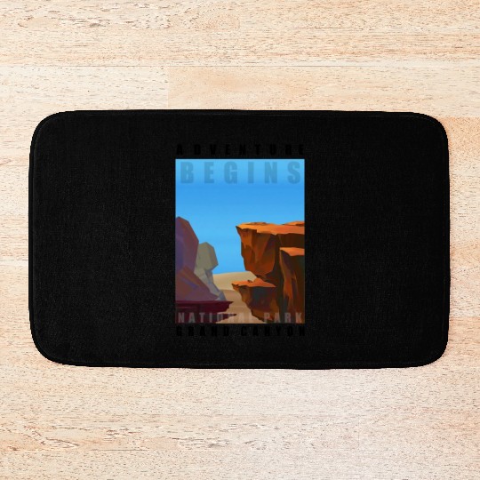 Adventure Grand Canyon cool design Bath Mats