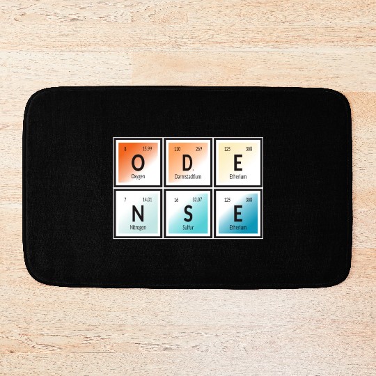 Odense | Periodic Table of Elements Bath Mats