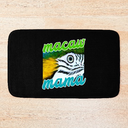 Blue And Yellow Macaw - Parrot Bath Mats