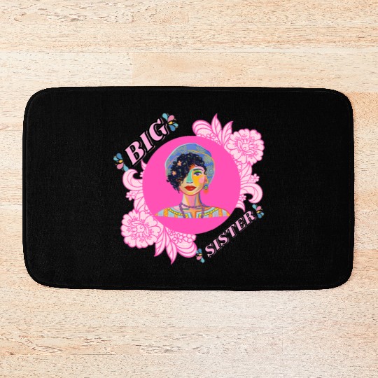 I'm Going To Be A Big Sister, design by roka0000 Bath Mats