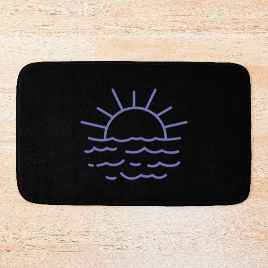 Here Comes The Sun Bath Mats