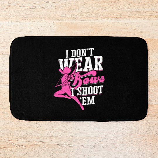 Archery Arrow Hunter Bows Hunting Archer Bath Mats