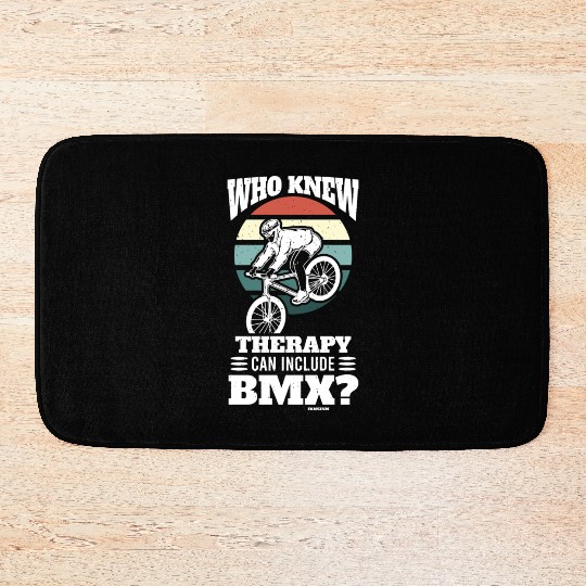 BMX bike freestyle downhill Bath Mats