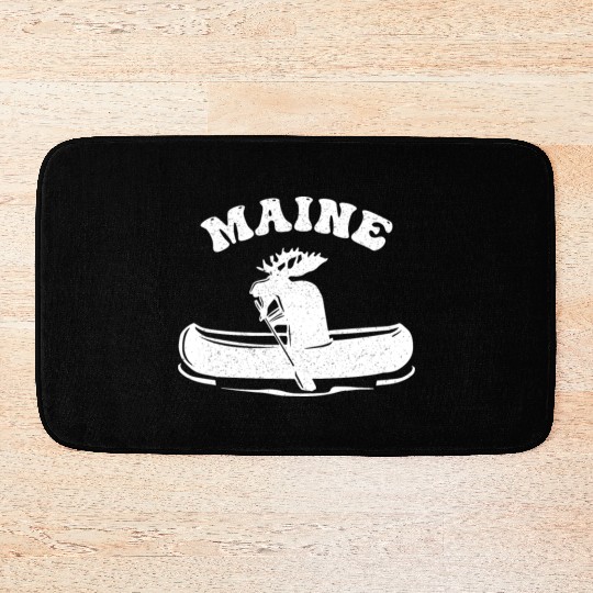 Maine , Paddling Moose Bath Mats