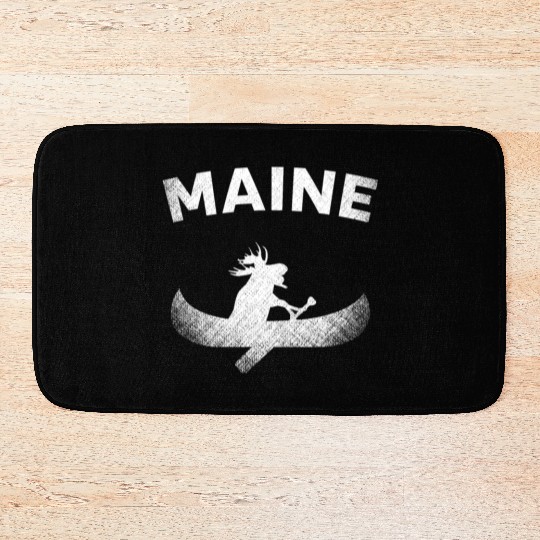 Maine , Paddling Moose Bath Mats