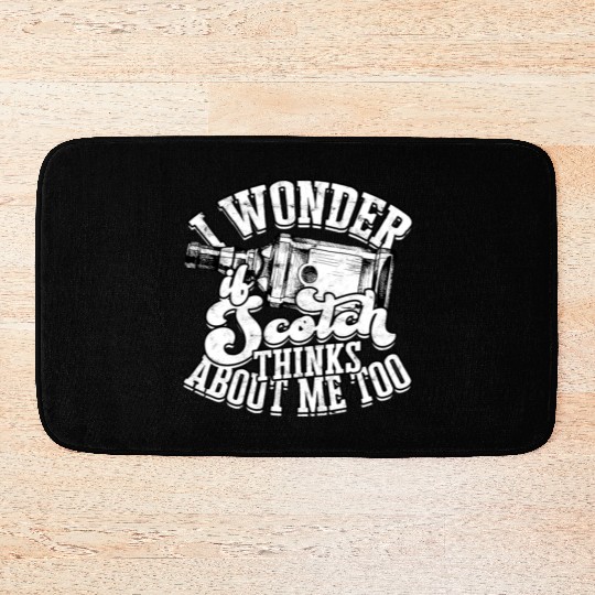 Irish Whiskey Scotch Drinker Alcohol Drinking Bath Mats