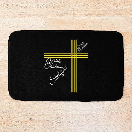 White Christmas Sheliyaa Bath Mats