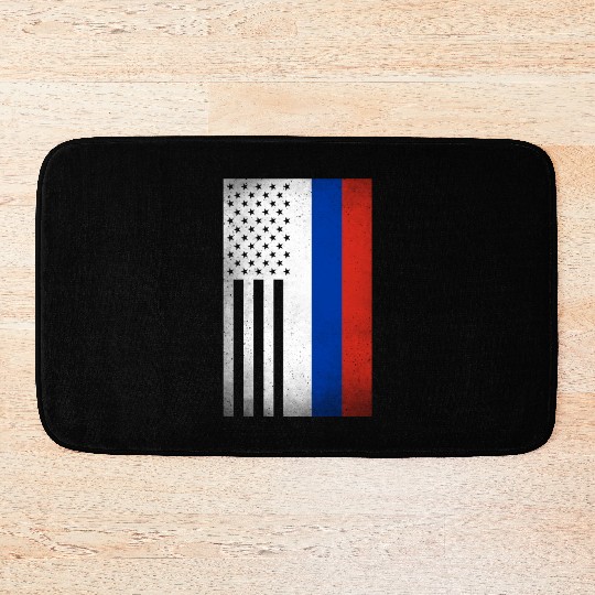 Russia Design for proud Russian Americans Bath Mats