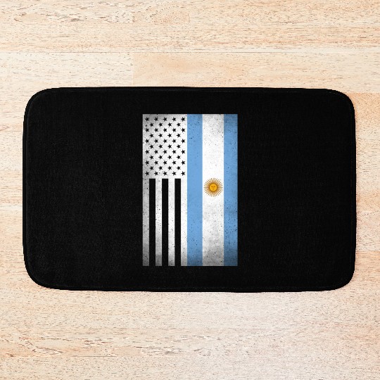 Argentina Design for proud Argentinian Americans Bath Mats
