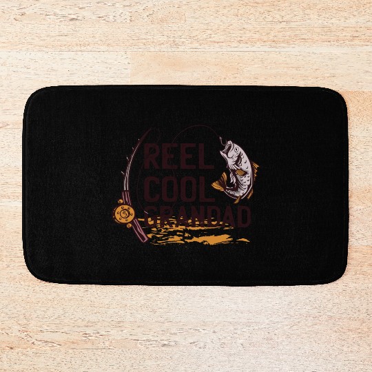 Reel cool Grandad Reel cool Grandad inspiration st Bath Mats