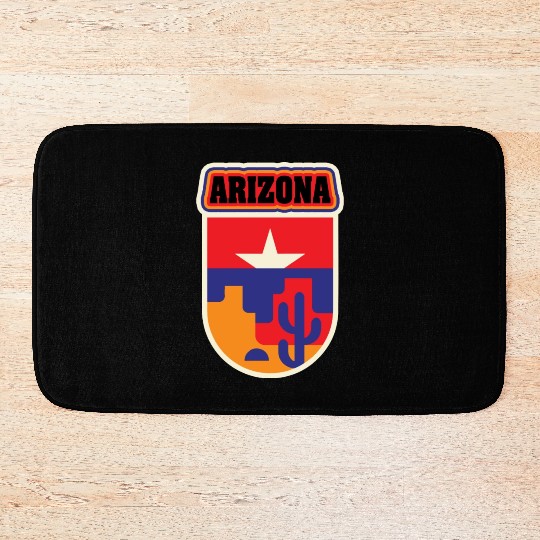 US States Arizonna Bath Mats