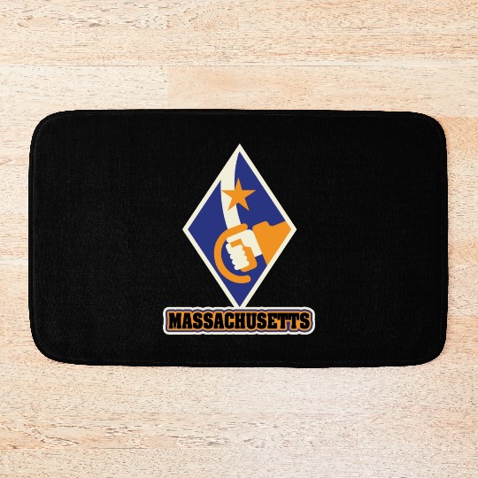 US States MASSACHUSETTS Bath Mats