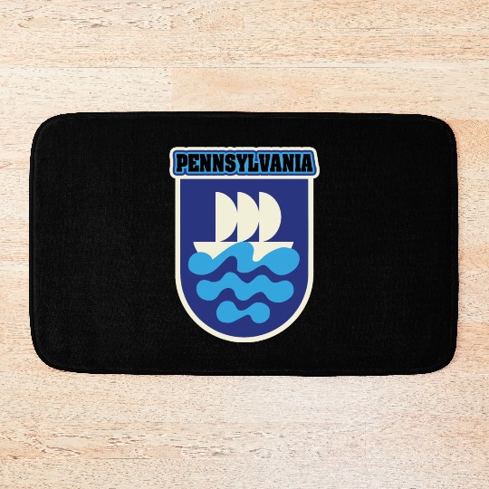 US States PENNSYLVANIA Bath Mats