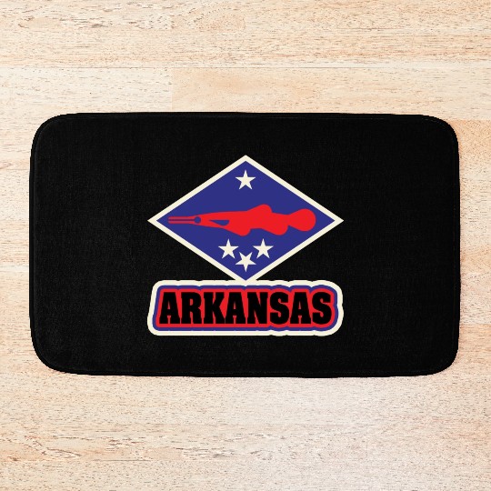 US States ARKANSAS Bath Mats