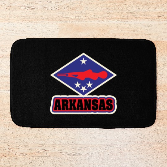 US States ARKANSAS Bath Mats