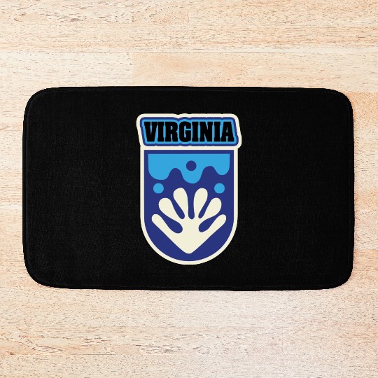 US States VIRGINIA Bath Mats
