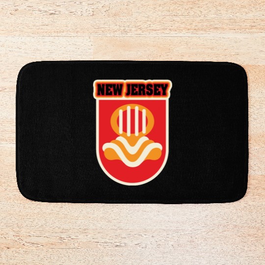 US States NEW JERSEY Bath Mats
