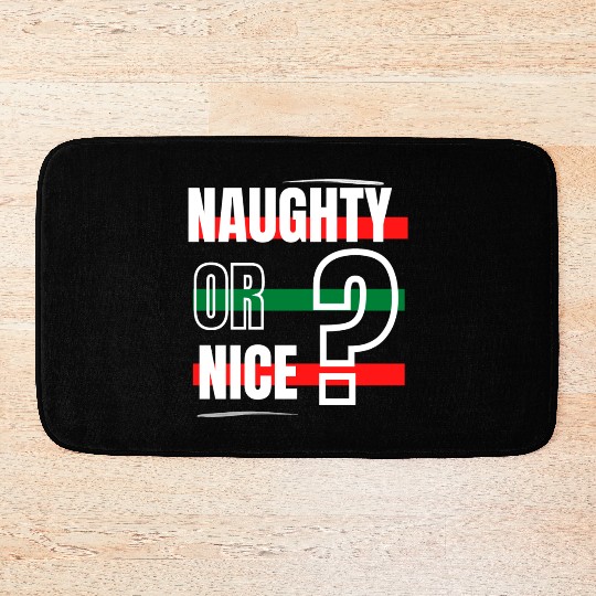 Naughty or Nice? Bath Mats