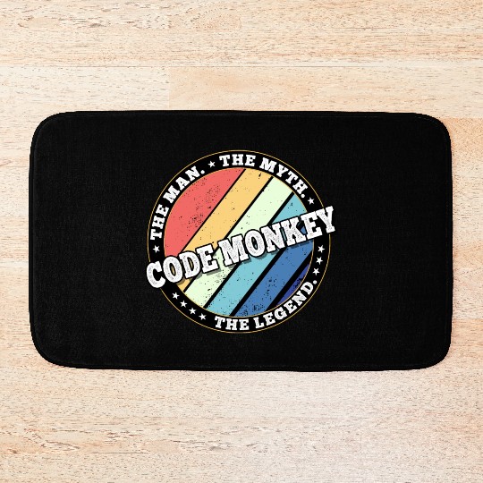 Code Monkey. The man. The myth. The legend. Bath Mats