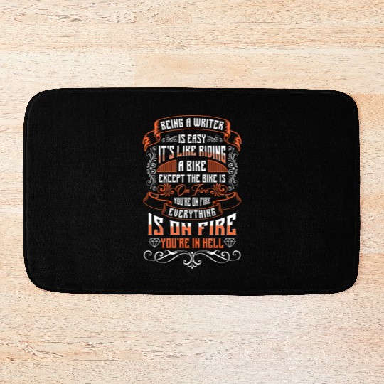 Writer Literature Bath Mats