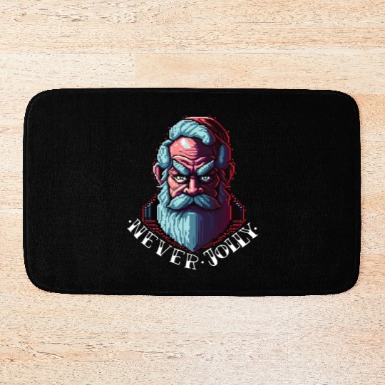 Grumpy Santa Bath Mats