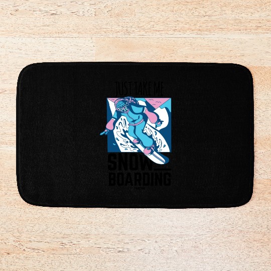 Snowboarding Bath Mats