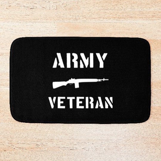 US Army Veteran M14 Rifle Bath Mats