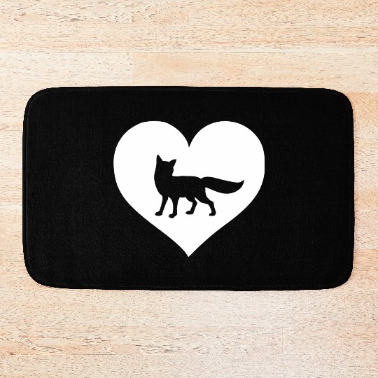 Fox Lover Birthday Fornage Girls & Women Bath Mats