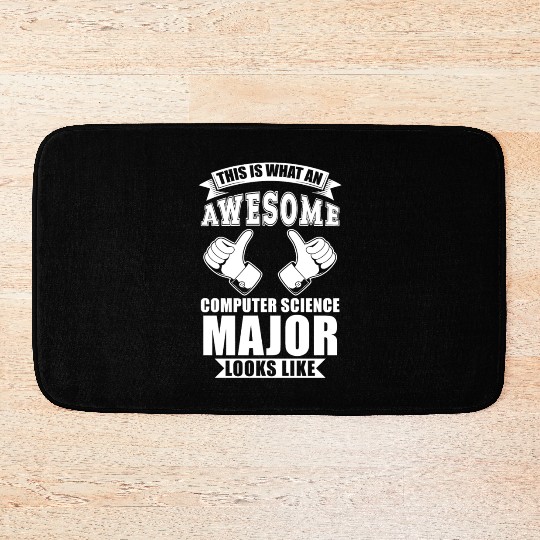 Computer Science Major Bath Mats