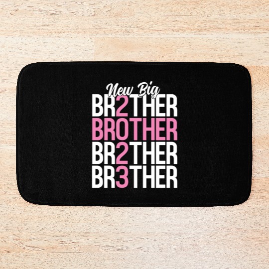 New Big Brother 2023 Pink Sibling Pregnancy Bath Mats