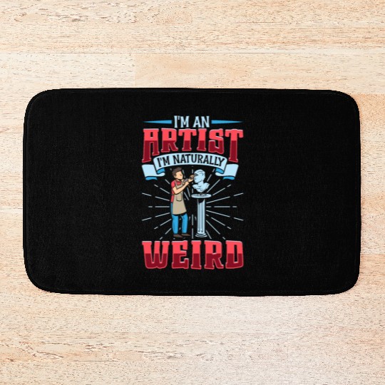 Artist Painting Painter Art Paint Art Teacher Bath Mats