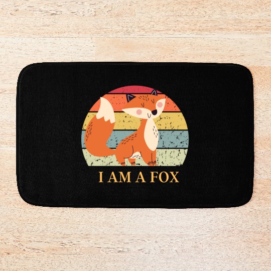 I Am A Fox Bath Mats