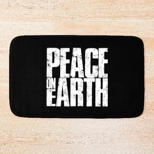 Peace on Earth - peace Bath Mats