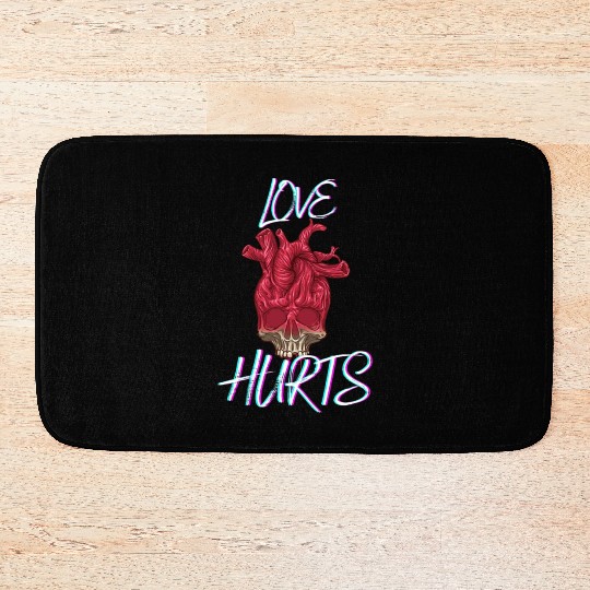 Love Hurts Bath Mats