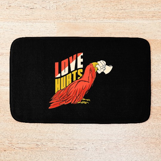 Love Hurts Bath Mats