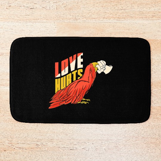 Love Hurts Bath Mats