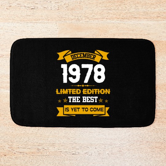 December 1978 Birthday Surprise Bath Mats