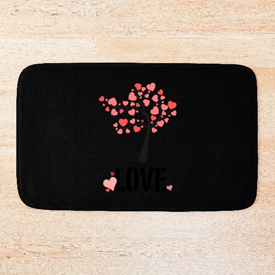 Valentine's Love Tree! Bath Mats