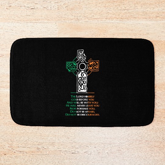 Celtic cross Bath Mats