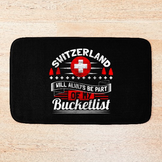 Switzerland Matterhorn Home Gift Idea Bath Mats