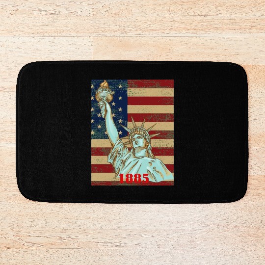 LOVE-Statue of Liberty Bath Mats