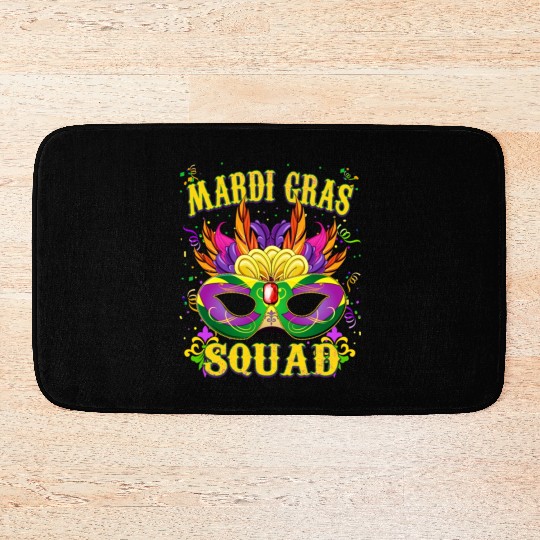 Awesome Mardi Gras Design - Mardi Gras Bath Mats