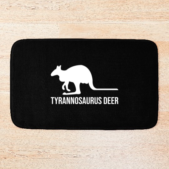 Funny Kangaroo Tyrannosaurus Deer Bath Mats
