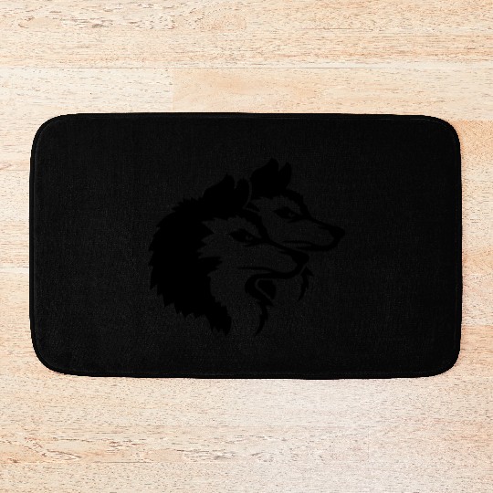 Alpha Wolf Pack Logo Bath Mats