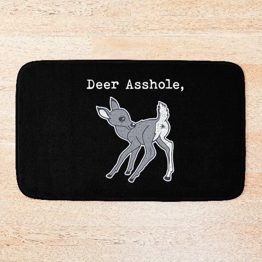 DEER ASSHOLE Bath Mats